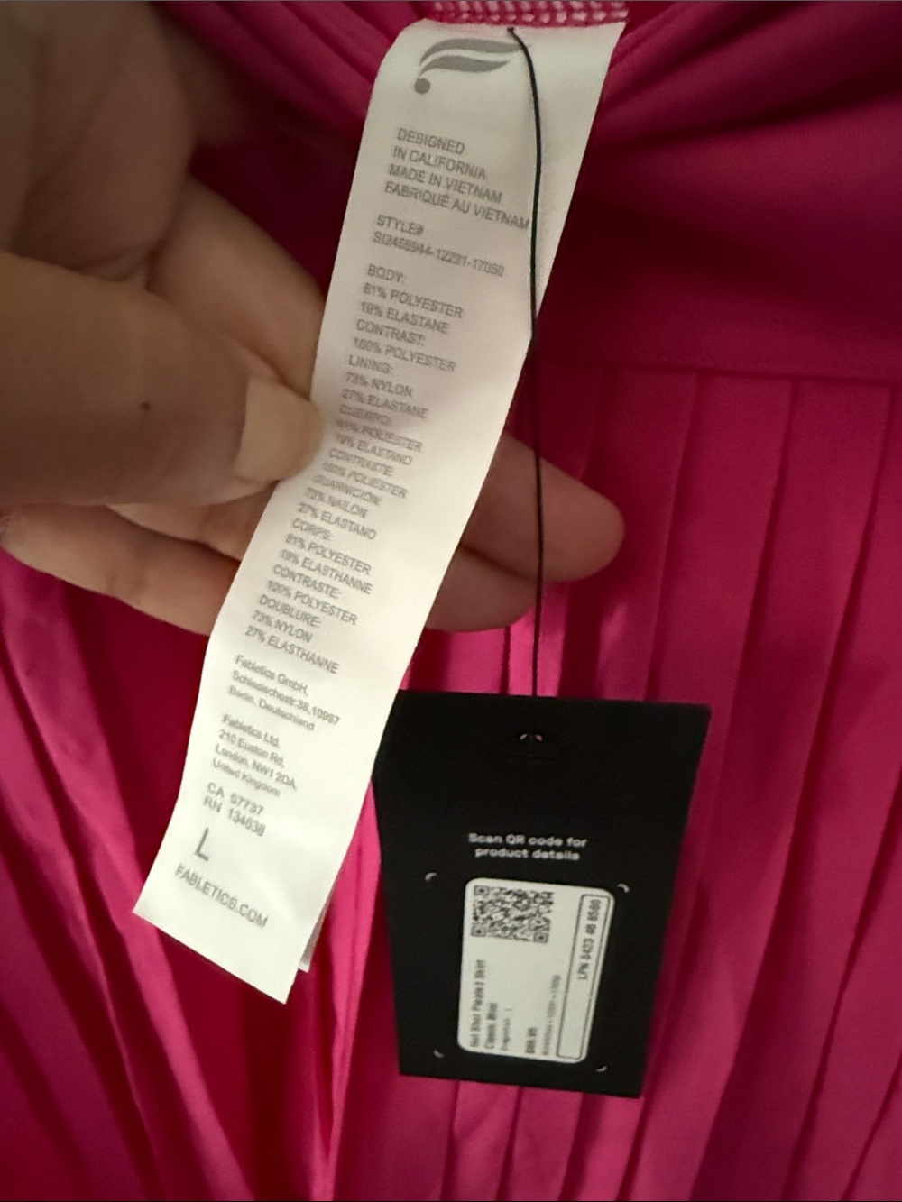 Fabletics Hot Shot Pleated Skirt Classic Mini tennis skirt - Picture 2 of 10